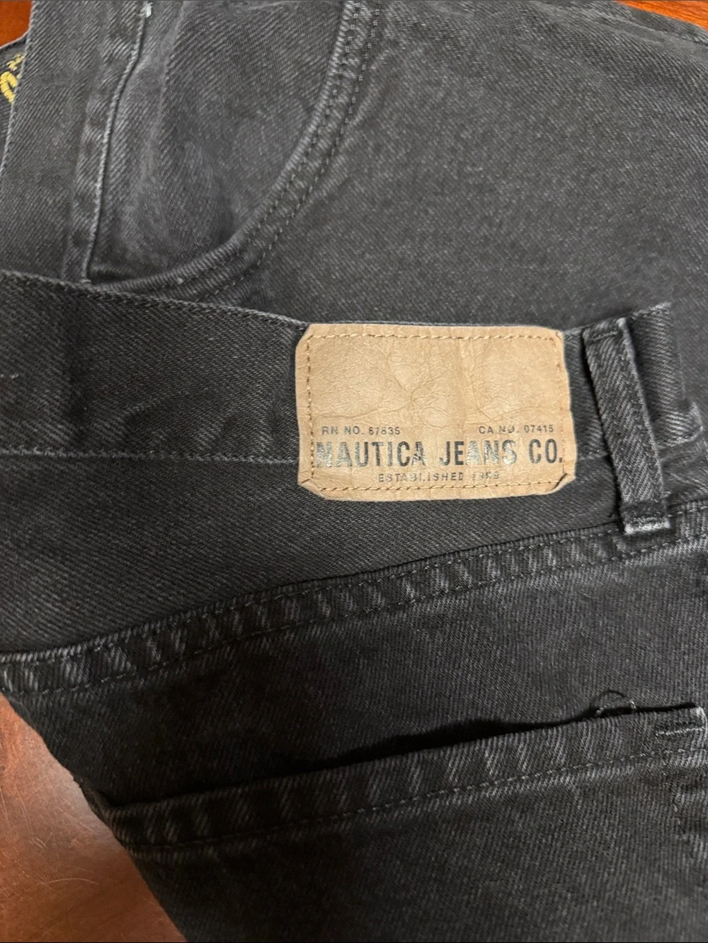 Nautica Men’s Charcoal Straight-Leg Jeans